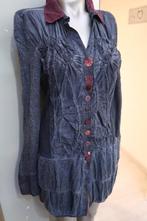 Elisa Cavaletti club prachtig jurkje of tuniek M blauw, Maat 38/40 (M), Zo goed als nieuw, Elisa Cavaletti, Boven de knie