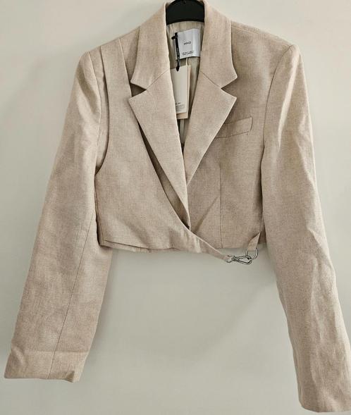 Jasje Mango, nieuw met kaartje, Kleding | Dames, Jasjes, Kostuums en Pakken, Nieuw, Jasje, Maat 36 (S), Beige, Verzenden