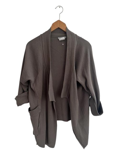 Sarah Pacini vest One Size, Kleding | Dames, Truien en Vesten, Zo goed als nieuw, Maat 38/40 (M), Bruin, Ophalen of Verzenden