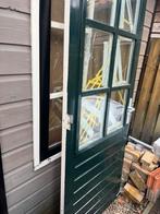 Merbau buitendeur, Ophalen, Gebruikt, 80 tot 100 cm, Buitendeur