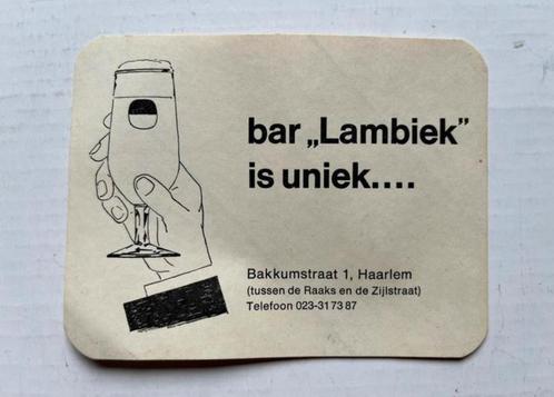 sticker bar Lambiek Haarlem, Verzamelen, Stickers, Zo goed als nieuw, Overige typen, Ophalen of Verzenden