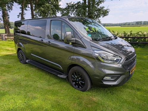 Ford Transit Custom 2022 320 2.0 TDCI DC Platinum L2H1, Auto's, Bestelauto's, Particulier, ABS, Achteruitrijcamera, Airbags, Airconditioning