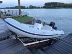 Mercury 420 Ocean Runner RIB consoleboot 15pk, Watersport en Boten, Ophalen, Gebruikt, Overige materialen, 10 tot 30 pk