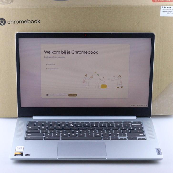 Lenovo IdeaPad Slim 3 Chrome 14" 4GB 64SSD, Computers en Software, Chromebooks, Zo goed als nieuw