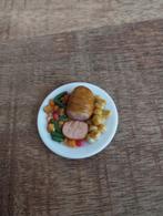 SCHAAL ROLLADE MET KRIELTJES EN GROENTE 1:12, Ophalen of Verzenden, Nieuw, Poppenhuis