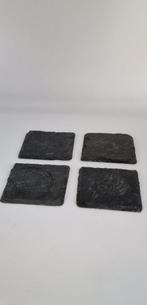 80s Vintage - Noors Leisteen Onderzetters, Ophalen of Verzenden, Gebruikt, Glas of Kopje