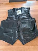 Leren gilet zwart maat 54, Kleding | Heren, Ophalen of Verzenden, Gedragen, Maat 52/54 (L), Zwart