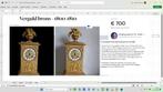 Vuurvergulde Franse Empire pendule van rond 1800, Antiek en Kunst, Antiek | Klokken, Ophalen