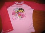 Roze shirt, 128, DORA Explorer, Ophalen of Verzenden, Zo goed als nieuw, Meisje, Shirt of Longsleeve
