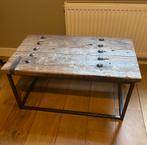 Stoere salontafel van oude tempeldeur, 50 tot 100 cm, Zo goed als nieuw, Minder dan 50 cm, Rechthoekig