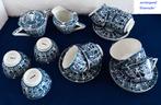 22 delen Peterselie serviesgoed Kangxi stijl Mosa Blauw Wit, Antiek en Kunst, Antiek | Servies los, Ophalen