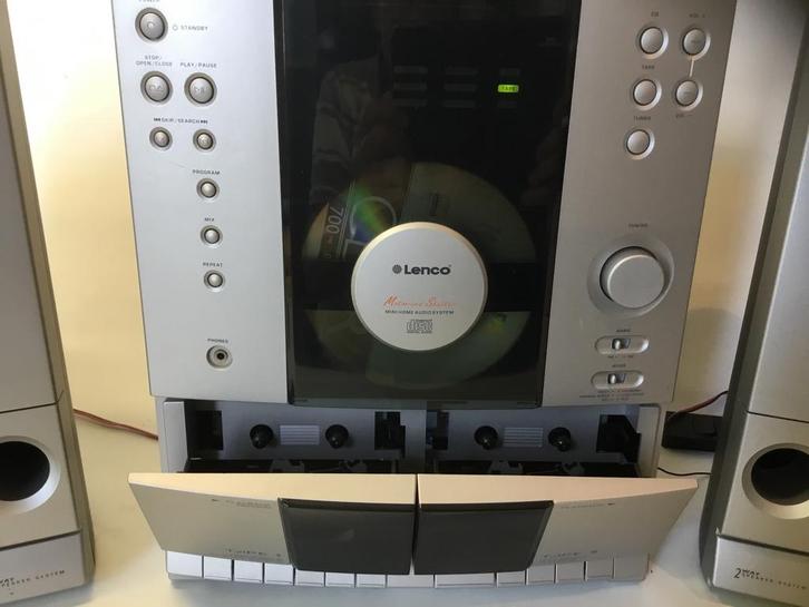Lenco mini stereosetje, Audio, Tv en Foto, Stereo-sets, Zo goed als nieuw, Overige merken, Ophalen of Verzenden