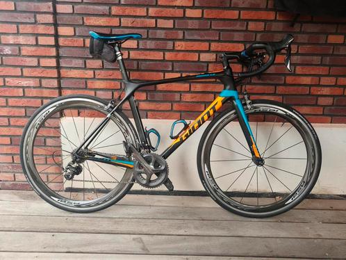 Shimano RS81 C50 carbon hoge velg, Fietsen en Brommers, Fietsen | Racefietsen, Zo goed als nieuw, Overige merken, 10 tot 15 versnellingen
