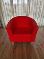 IKEA Tullsta fauteuil knal rood, Huis en Inrichting, Fauteuils, Ophalen, Gebruikt, Minder dan 75 cm, 50 tot 75 cm