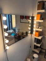 spiegel met lampen, Huis en Inrichting, Woonaccessoires | Spiegels, Ophalen of Verzenden, Zo goed als nieuw, Minder dan 100 cm