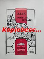AJAX - Fortuna Sittard Programmablad Seizoen 1983/84 no 13, Verzenden, Zo goed als nieuw, Ajax