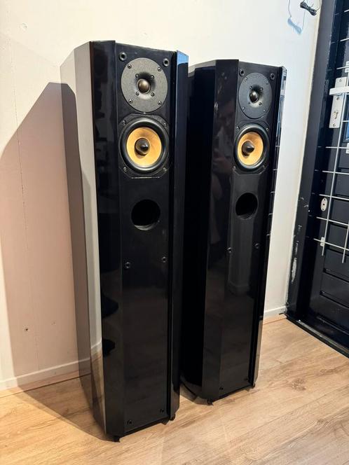 Leuke JK Acoustics Optima 6 Luidsprekers Zwart, Audio, Tv en Foto, Luidsprekers, Zo goed als nieuw, Front, Rear of Stereo speakers
