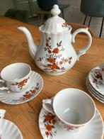 Batavia theeset compleet, 5 kopjes en schoteltjes, Antiek en Kunst, Ophalen of Verzenden