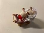 Sylvanian families kinderwagen met tweeling baby konijn set!, Verzamelen, Ophalen of Verzenden, Zo goed als nieuw