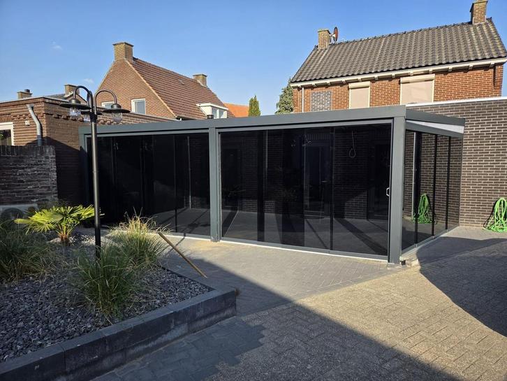 Veranda schuifpui kozijnen carport glazenschuifwand, Doe-het-zelf en Verbouw, Kozijnen en Schuifpuien, Nieuw, Schuifpui, Kunststof