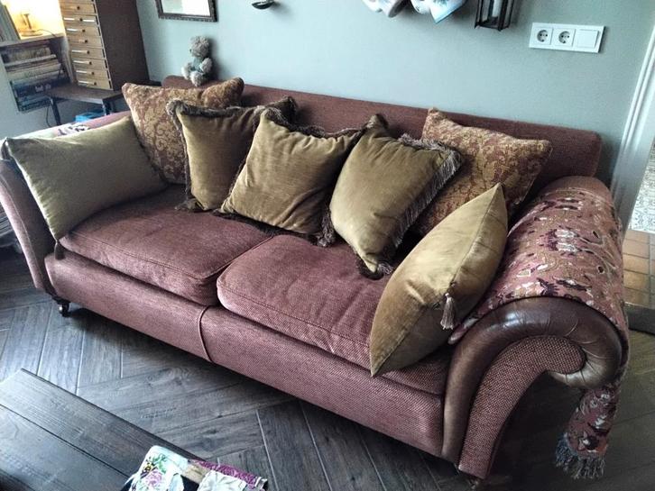 Duresta lounge bank gereserveerd voor Geesje., Huis en Inrichting, Banken | Bankstellen, Zo goed als nieuw, Vierpersoons of meer