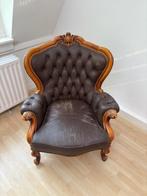 Chesterfield stoel te koop!, Huis en Inrichting, Ophalen, Gebruikt, Bruin, Eén