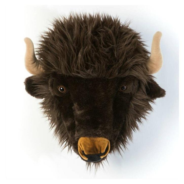 Dierenkop Muurdecoratie Buffel Alex Wild & Soft, Kinderen en Baby's, Kinderkamer | Inrichting en Decoratie, Nieuw, Wanddecoratie