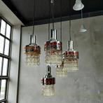 Vintage cascade hanglamp MASSIVE met 5 lichtpunten, Ophalen