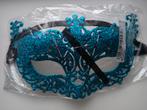 Blauwe glitter masker, Nieuw, Overige thema's, Accessoires, Ophalen
