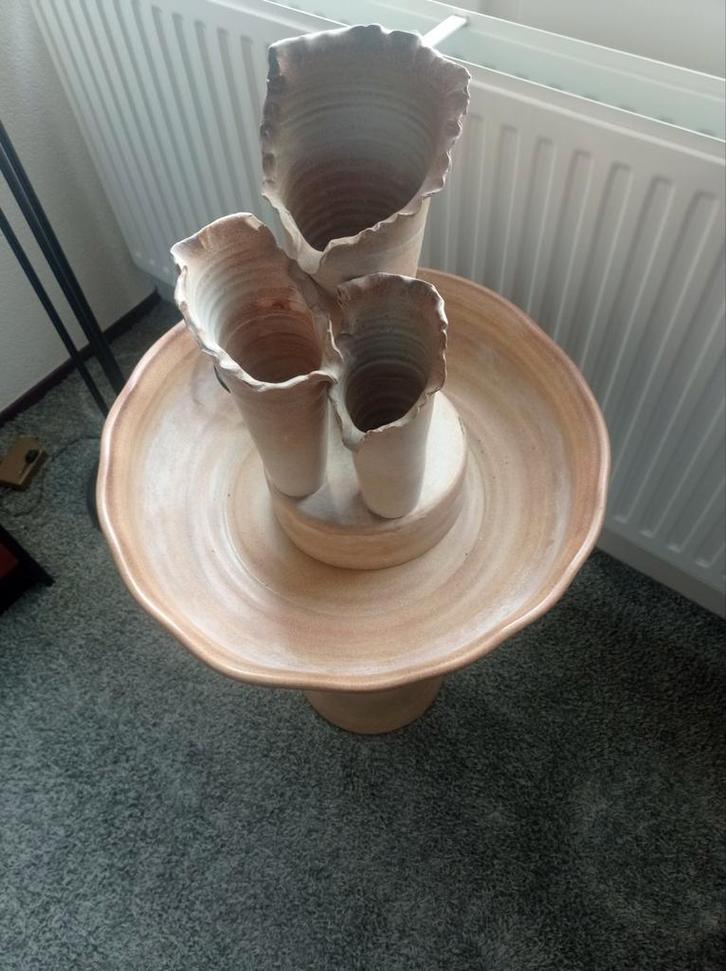 Drietraps Fontein - Decoratief, Antiek en Kunst, Antiek | Keramiek en Aardewerk, Ophalen of Verzenden