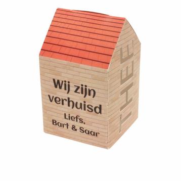 Nieuwe woning - verhuisbericht theehuisje beschikbaar voor biedingen