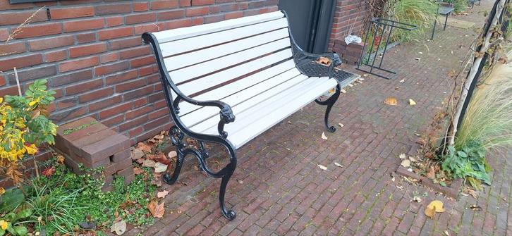 Tuinbank 123cm - Redelijke staat, Tuin en Terras, Tuinbanken, Gebruikt, Overige materialen, Ophalen of Verzenden