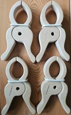 4 Houten Knijpers/ Klemmen -, Ophalen of Verzenden, Gebruikt