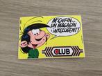 Sticker Guust Flater - Club - Franstalig, Zo goed als nieuw, Strip of Tekenfilm, Verzenden