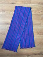 Leuk paars met blauw gestreept sjaaltje, Ophalen of Verzenden, Sjaal, Sari