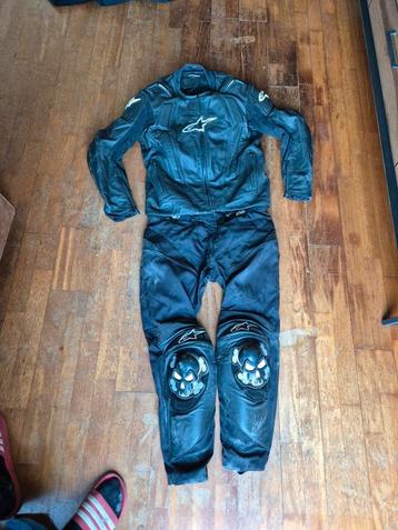 2 delig half leder motorpak van alpinestars beschikbaar voor biedingen