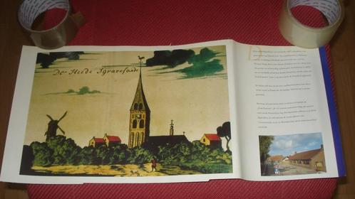 'S GRAVENZANDE TEKENINGEN/PRENTEN ,AFBEELDINGEN ( 8 STUKS), Verzamelen, Foto's en Prenten, Zo goed als nieuw, Prent, Gebouw, 1940 tot 1960