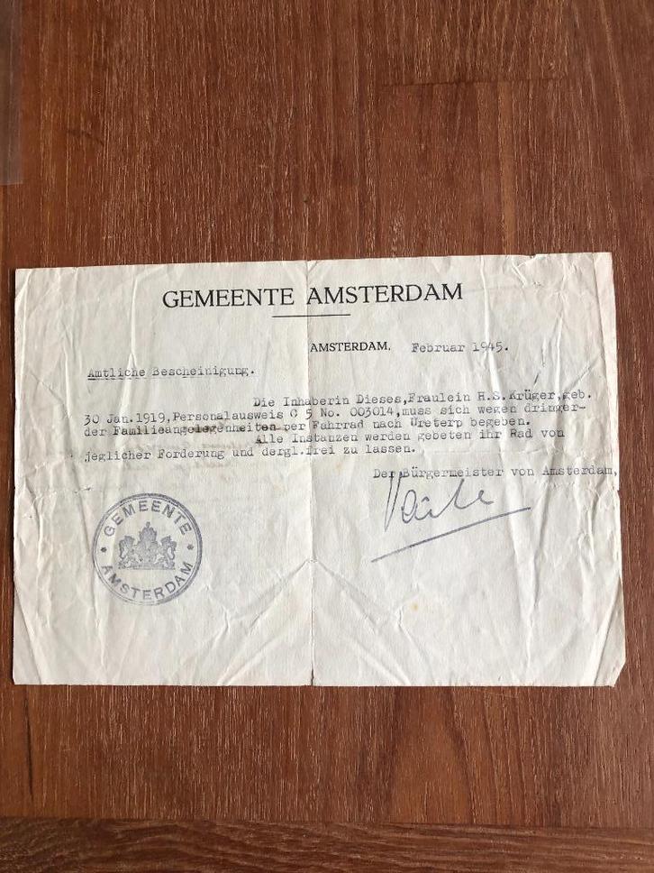 Februari 1945 De (foute) burgemeester Voûte schrijft een, Boeken, Oorlog en Militair, Zo goed als nieuw, Overige onderwerpen, Tweede Wereldoorlog