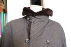Heerlijke outdoor jas fake schapenvacht L.O.G.G. militair, Bruin, Verzenden, Maat 56/58 (XL), Zo goed als nieuw