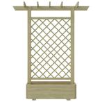 Tuinpergola pergola plantenbak 162x56x204 cm GRATIS BEZORGD!, Tuin en Terras, Verzenden, Nieuw
