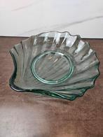 Glazen schelp schaal dik glas, Ophalen of Verzenden