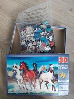 Paardenpuzzle met 3D-effect, Nieuw, 6 jaar of ouder, Meer dan 50 stukjes, Ophalen of Verzenden