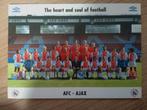 Ajax Elftalfoto Seizoen '95/'96, Verzamelen, Verzenden, Zo goed als nieuw, Ajax, Spelerskaart