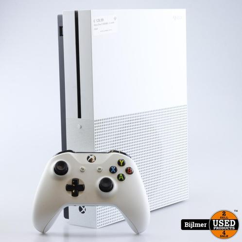 Xbox One S 500GB Wit | Nette staat, Spelcomputers en Games, Games | Xbox 360, Zo goed als nieuw