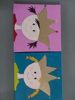 Leuke kinder schilderijen - 39x30 cm, Ophalen of Verzenden
