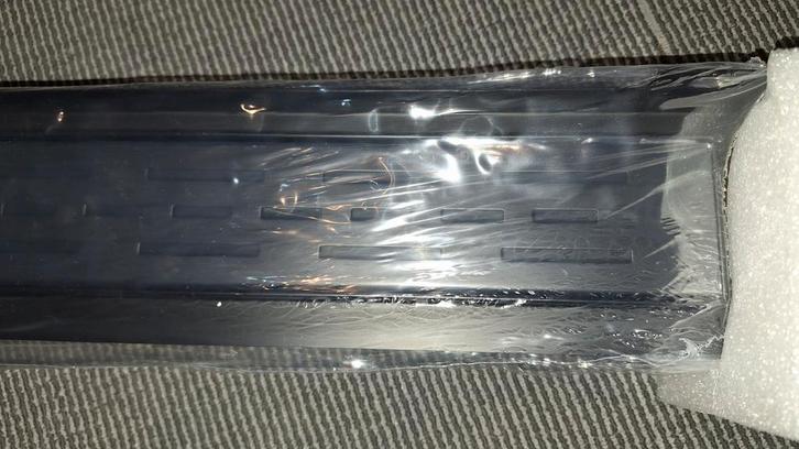 Douchegoot 80x7cm Zwart met Muurflens, Audio, Tv en Foto, Televisiebeugels, Nieuw, Ophalen