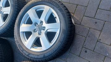 Winterbanden audi a6 a5 225 55 17 velgen 5x112 dunlop  beschikbaar voor biedingen