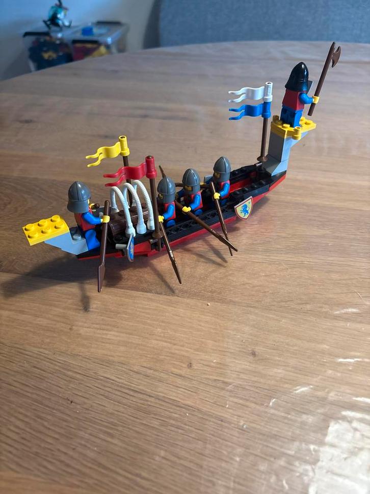 Lego Kasteel Ridderboot Set 6049 ridders jaren 80, Kinderen en Baby's, Speelgoed | Duplo en Lego, Gebruikt, Lego, Complete set