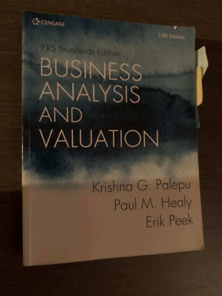 Business Analysis and Valuation - IFRS Standards, Ophalen of Verzenden, Beta, Zo goed als nieuw, HBO
