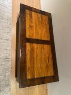 Goossens Koffietafel hout met 2x laden, Ophalen, Gebruikt, 100 tot 150 cm, 50 tot 100 cm